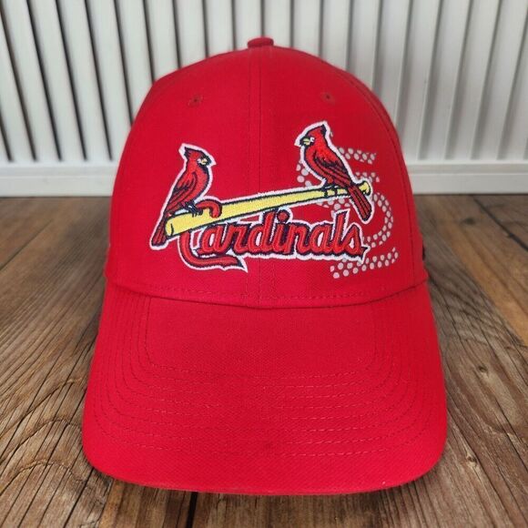 Nike Dri-Fit St. Louis Cardinals Hat Cap Fitted Stretch Red Mens MLB Legacy91 - Picture 2 of 12
